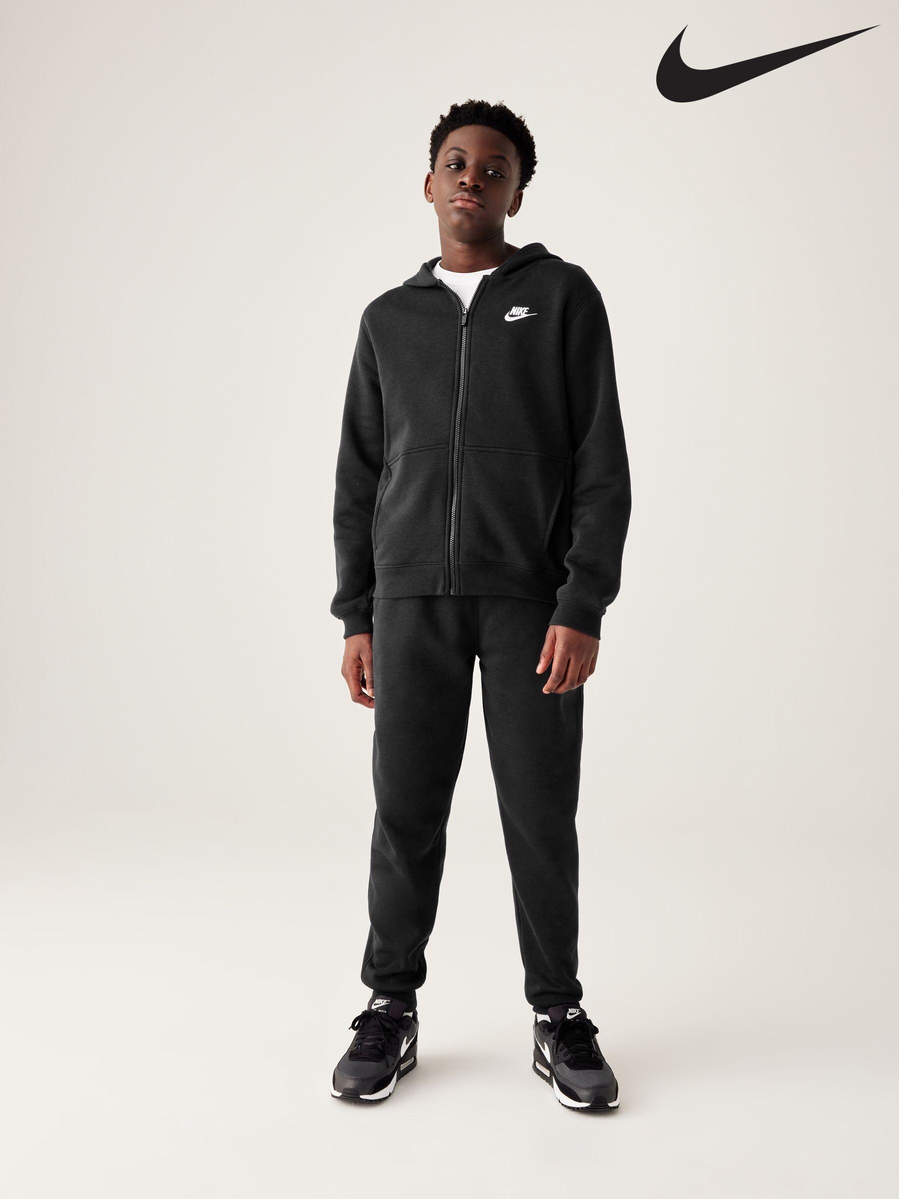 plain black nike sweatpants