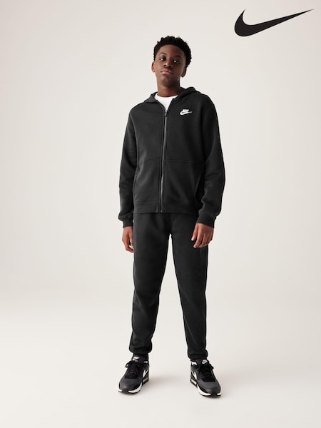 שחור - Nike Club Fleece Tracksuit (D60271) | ‏367‏₪