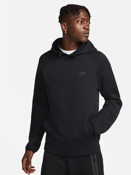 Negru - Hanorac tehnic tip pulover din fleece Nike (D60394) | 459 LEI