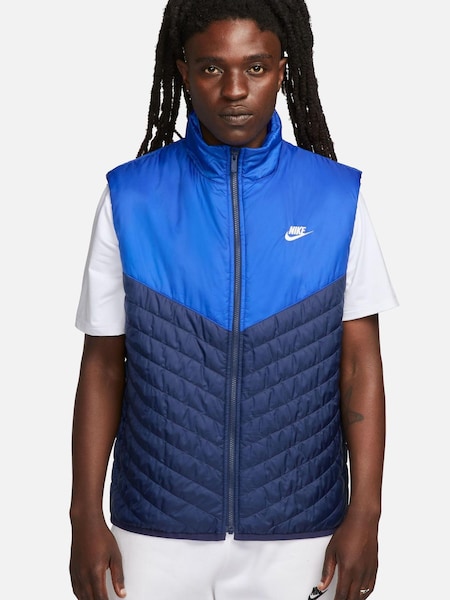 Nike Blue Therma-FIT Windrunner Mid-Weight Gilet (D60414) | €42