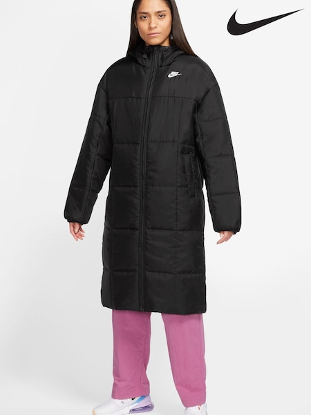 Nike Black Therma Fit Long Line Puffer Coat (D60429) | €95
