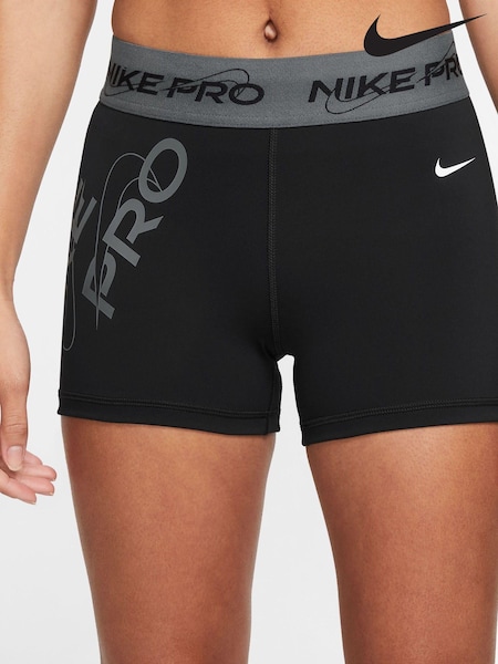 Nike Black Pro Dri-Fit Mid-Rise 3" Shorts (D60471) | €17.50