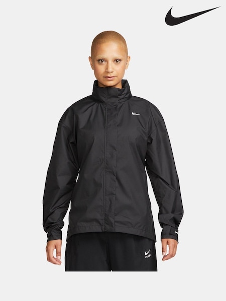 Negru - Jachetă de alergare Nike Fast Repel rezistentă la apă (D60532) | 655 LEI