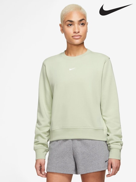Nike Mint Green Dri-FIT One Long-Sleeved Crew-Neck Top (D60640) | €34