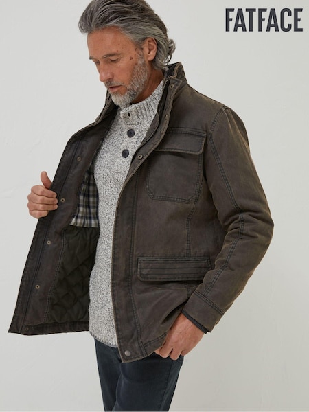 FatFace Brown Broadsands Four Pocket Jacket (D61028) | €70