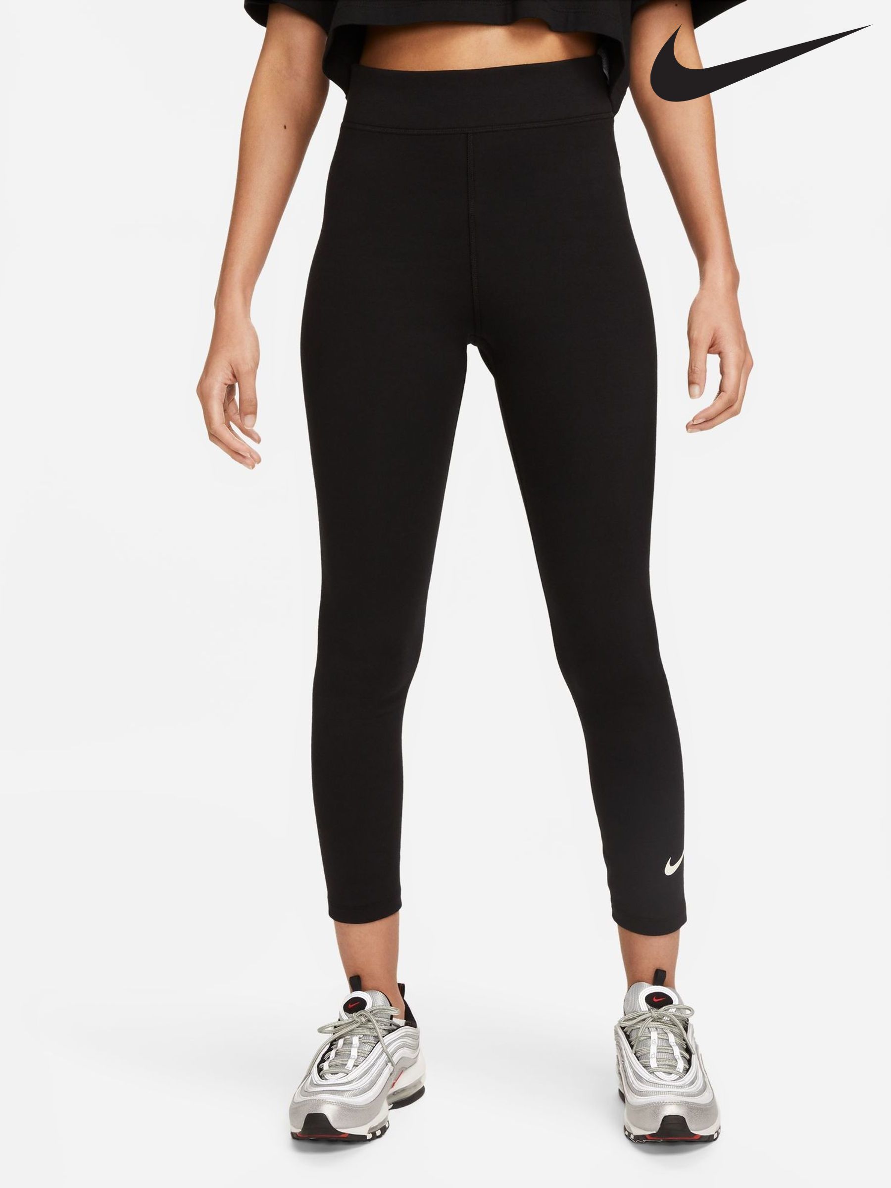 black cotton nike leggings