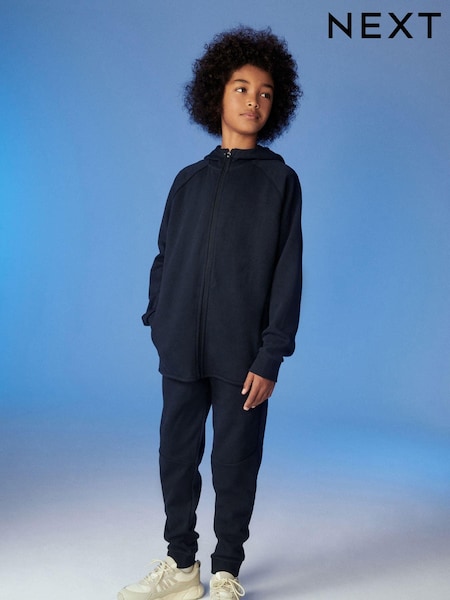 כחול כהה - Tech Sportswear Hoodie & Joggers Set (3-16yrs) (D61707) | ‏126‏₪ - ‏168‏ ₪