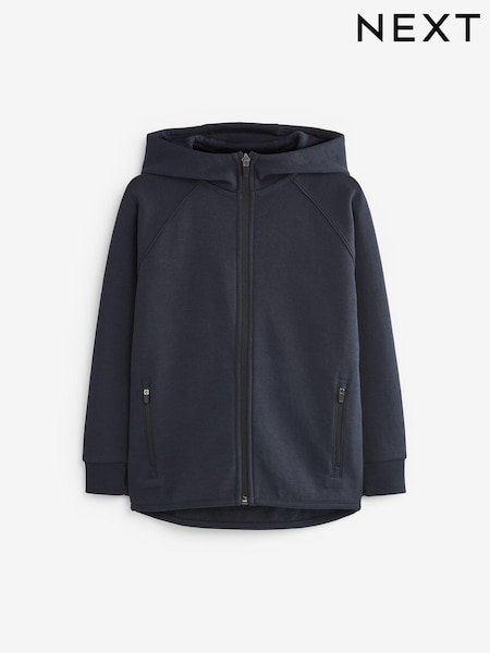 Navy Tech Sportswear Zip Through Hoodie (3-16yrs) (D61708) | $25 - $33