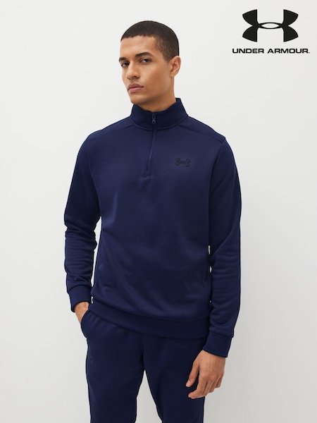 Under Armour Navy Fleece Quarter Zip Sweatshirt (D61812) | €42