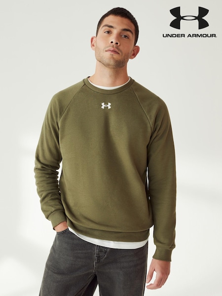 Under Armour Green Rival Sweatshirt (D61897) | AED291