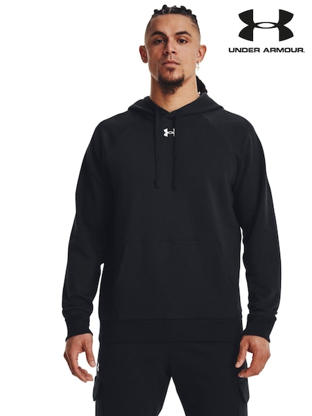 Under Armour Black Rival Fleece Hoodie (D61901) | $93