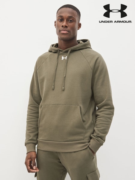 Under Armour Green Rival Fleece Hoodie (D61903) | 272 QAR