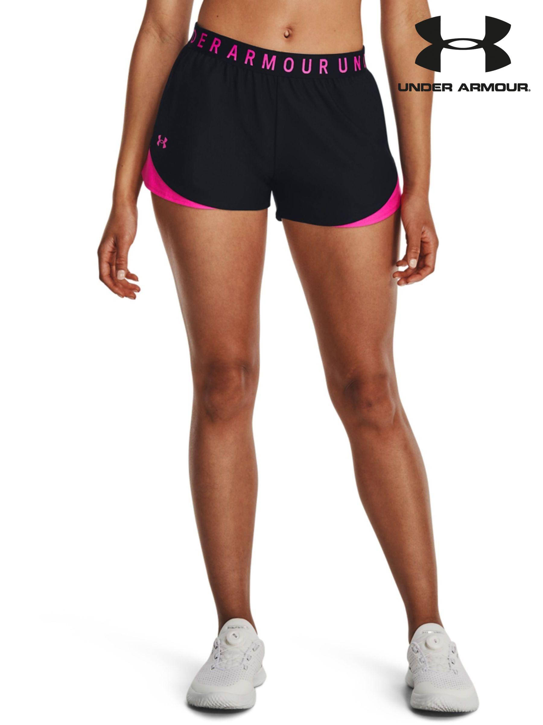 Hot pink under armour shorts outlet