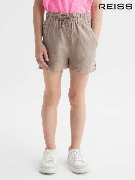 Reiss Cleo Linen Drawstring Shorts (D62081) | ‏216 د.إ.‏