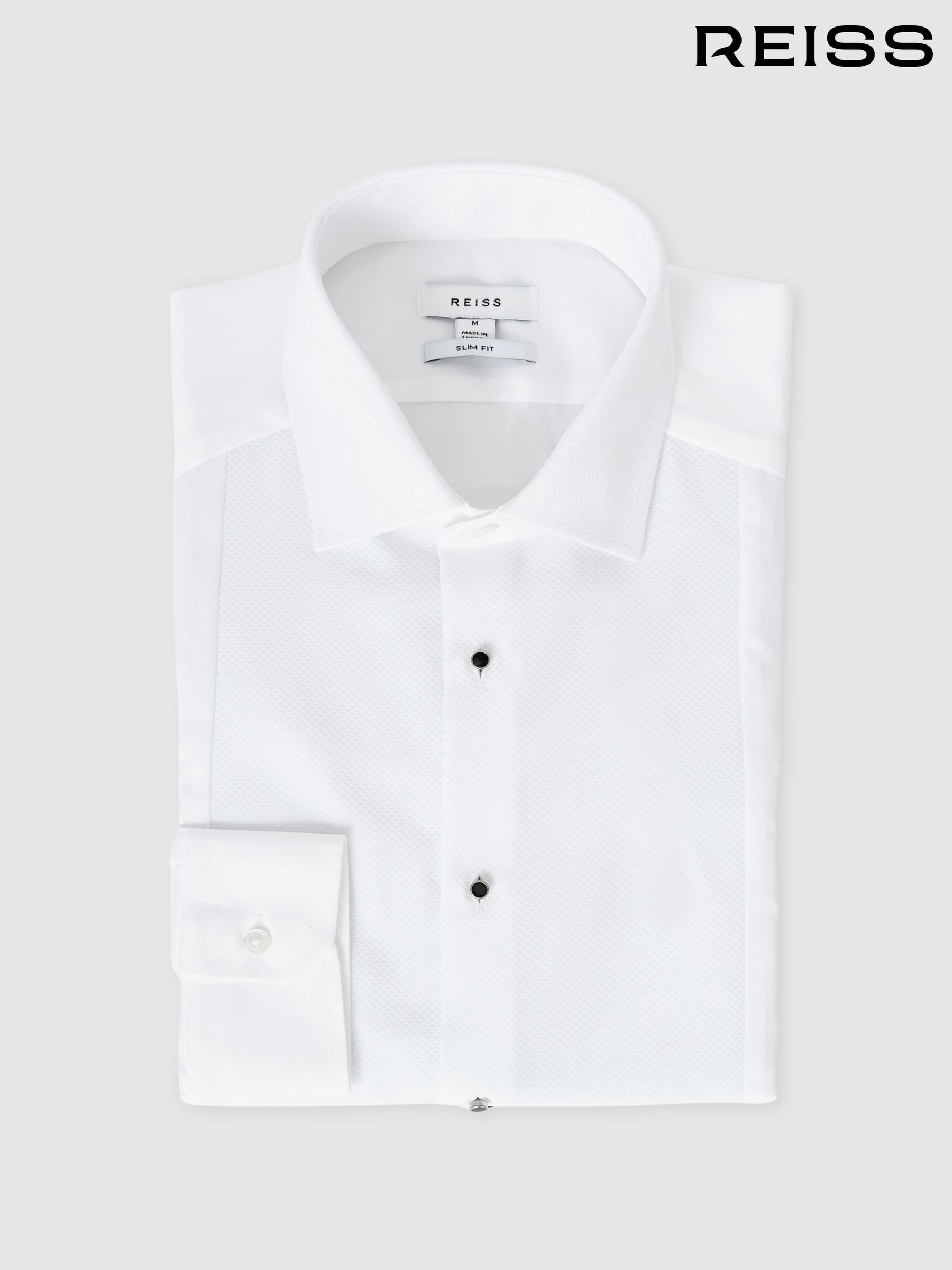 White cotton dress shirt mens online