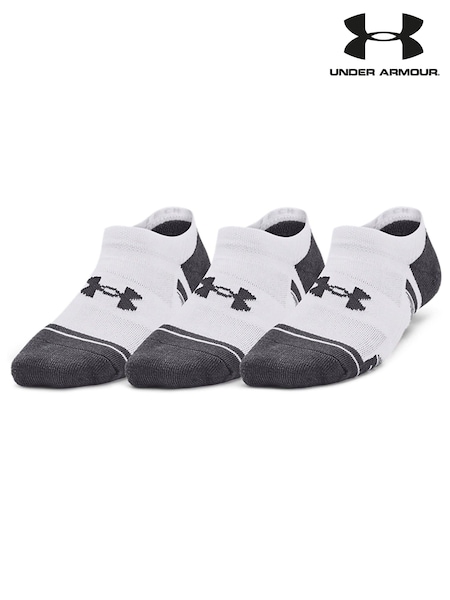 Weiß - Under Armour Junior Performance Tech Socks 3 Pack (D62590) | 16 €