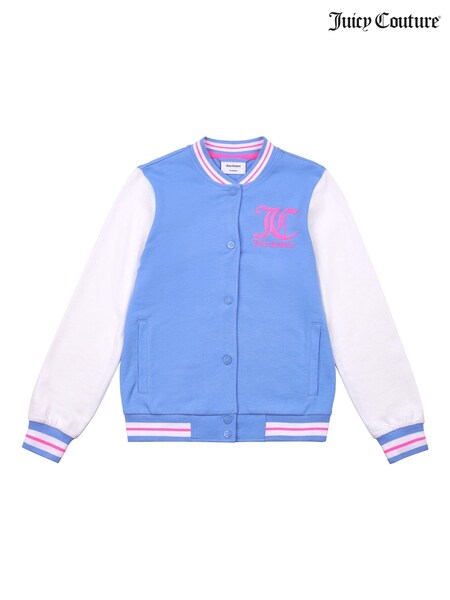 Juicy Couture Blue Bomber Varsity Jacket (D62785) | €26 - €32