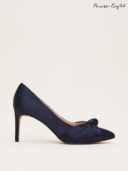 Phase Eight Satin Knot Front Court Shoes (D62949) | ‏577 د.إ.‏
