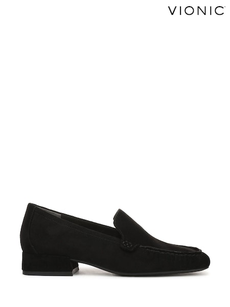Black - Vionic Pilar Regular Fit Arch Support Loafers