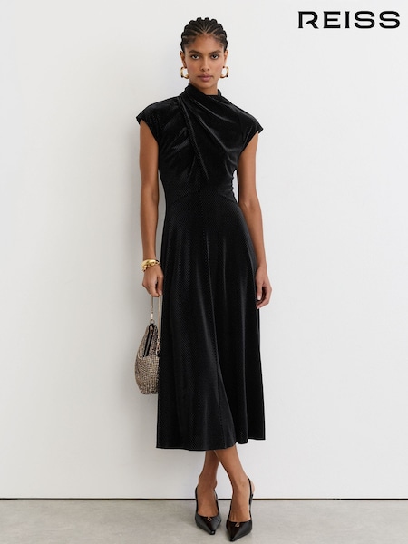Negro - Reiss Tara Dress