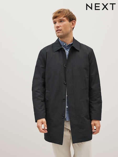 Black Shower Resistant Trench Coat (D63504) | €41