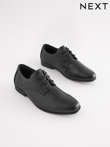 Black Perforated School Lace-Up Shoes (D64184) | €16 - €20