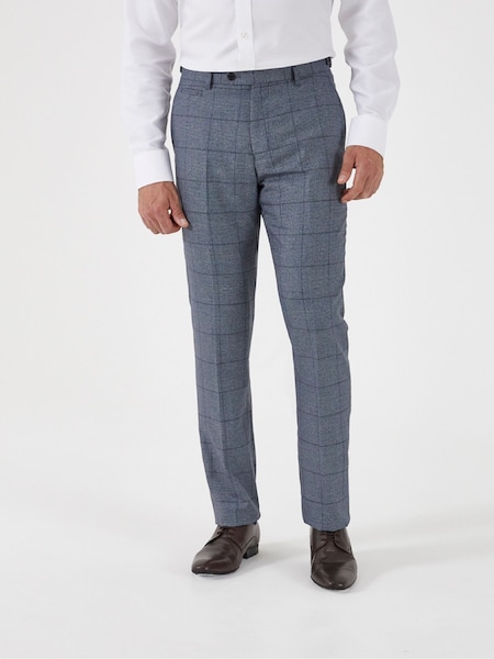 Skopes Blue Tailored Fit Reece Check Suit: Trousers (D64284) | €37