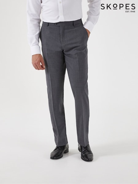 Сірий - Skopes Classic Fit Wool Rich Darwin піджачний костюм штани (D64308) | 4 146 грн