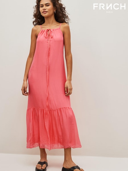 Frnch Orange Frill Maxi Dress (D64486) | €66