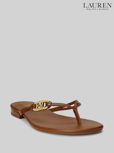 Lauren Ralph Lauren Emalia Nappa Leather Flip Flops (D64562) | €66