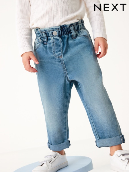 ג'ינס בשטיפה בינונית - Mom Jeans (3mths-7yrs) (D65094) | ‏50‏₪ - ‏59‏ ₪