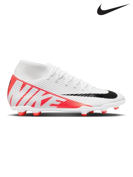 Nike Red Mercurial Superfly 9 Club Cream Ground Football Boots (D66123) | €41.50