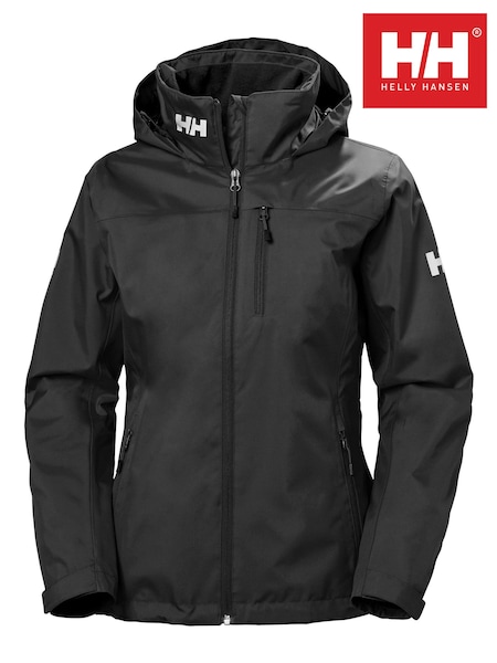 Helly Hansen Crew Hooded Midlayer Black Jacket (D66346) | €115