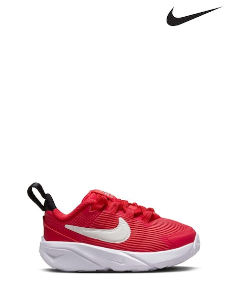 Nike Red Infant Star Runner 4 Trainers (D66607) | €20