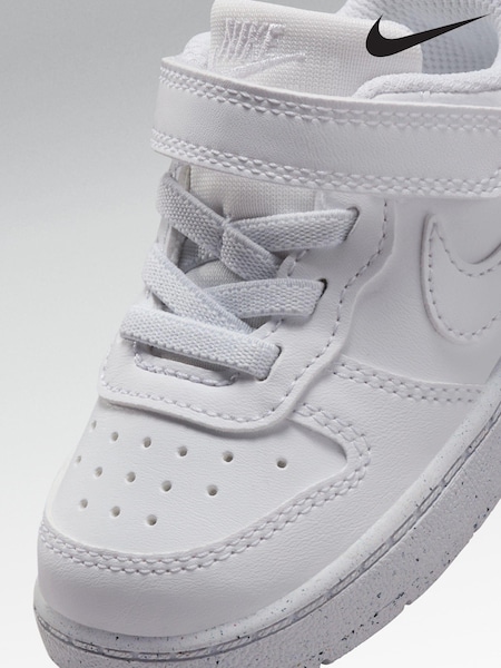 Wit - Nike Infant Court Borough Low Recraft Trainers (D66628) | € 54