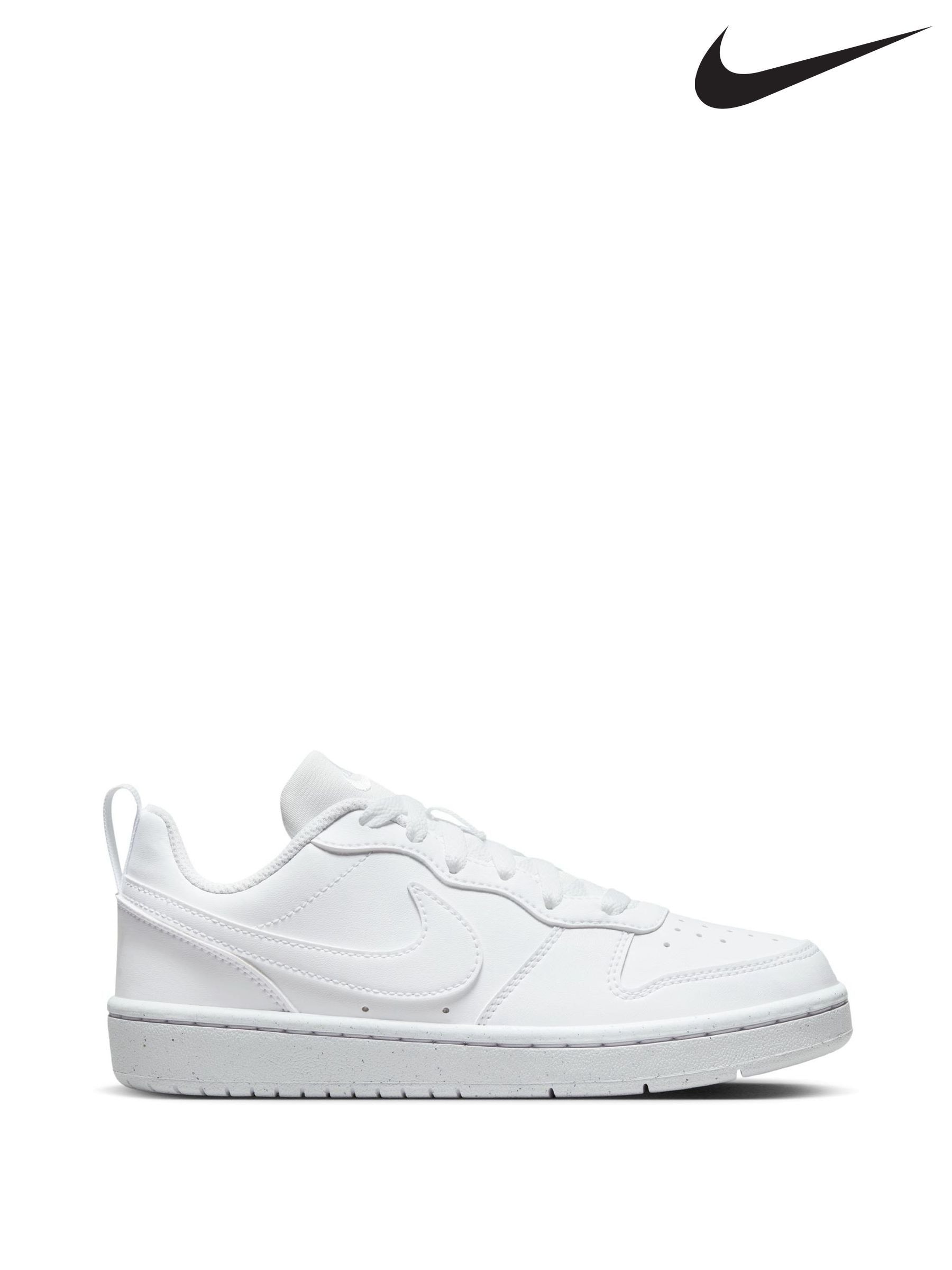 Nike white no lace shoes 2025