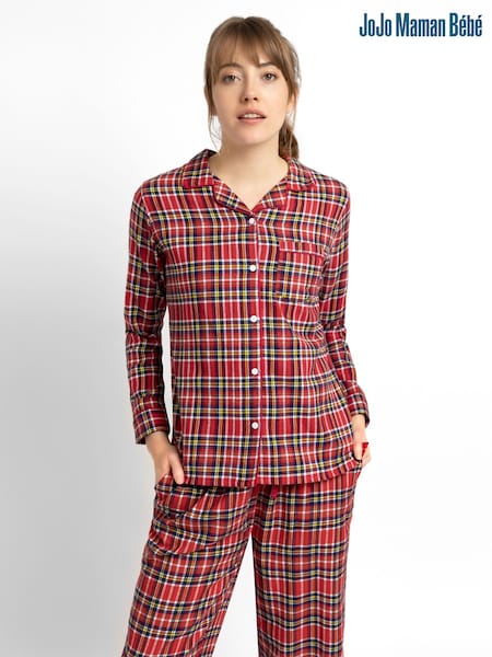 JoJo Maman Bébé Women's Tartan Pyjama Set (D66845) | 294 LEI