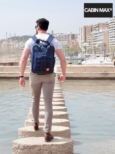 Sininen - Cabin Max Memphis 24 Litre 40cm Travel Backpack (D66940) | €95