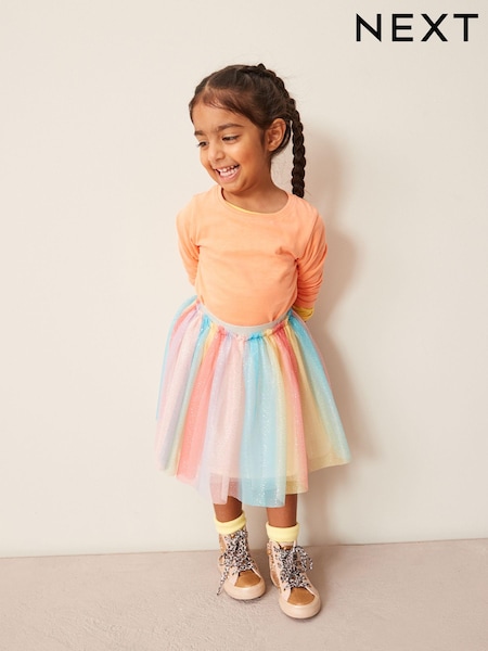 Rainbow Glitter Tutu Skirt (3mths-7yrs) (D67017) | €8.50 - €11