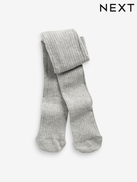 Grey Baby Single Rib Tights (0-18mths) (D67680) | €6