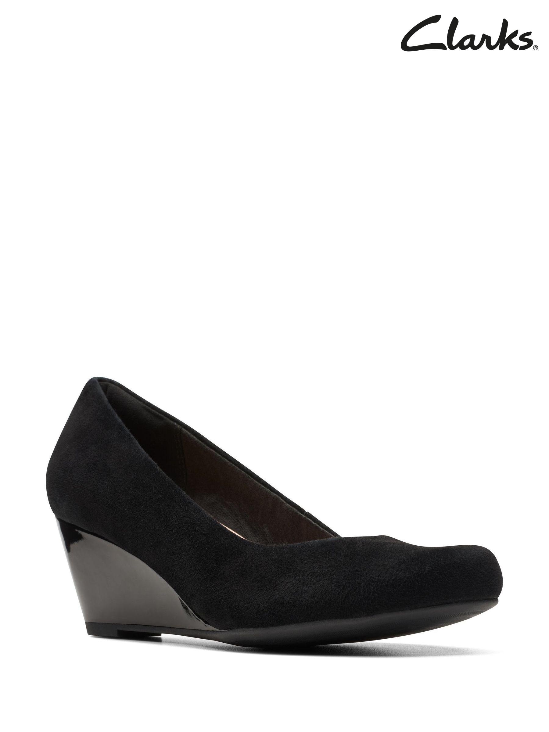 Clarks Black Wedge Shoes Next Luxembourg