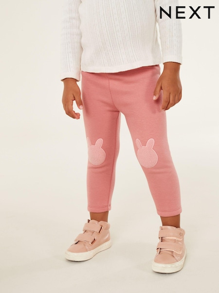 Mid Pink Cosy Fleece Lined Leggings (3mths-7yrs) (D68228) | €3.50 - €5