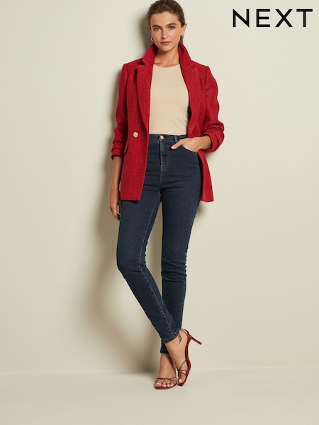 Tintenblau - Single Button Lift, Slim & Shape Skinny Jeans (D68835) | 7 €