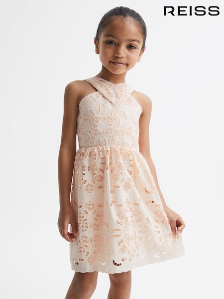 Reiss Callie Cross Back Lace Dress (D68937) | 115 €