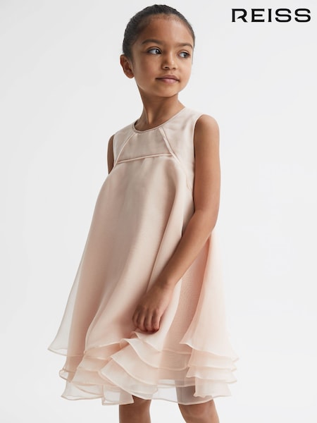 Reiss Pink Alexis 4-9 yrs Layered Tulle Dress (D68945) | €55
