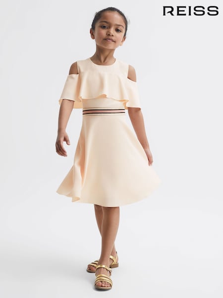 Reiss Pink Paulina 4-9 yrs Off-The-Shoulder Dress (D68950) | €35