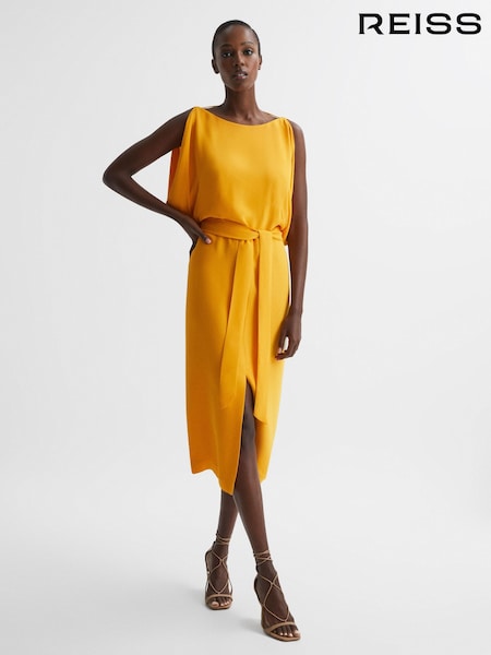 Reiss Kalea Split Sleeve Midi Dress (D68986) | ‏1,642 د.إ.‏