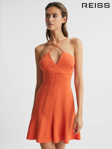 Reiss Orange Trina Strappy Mini Dress (D68987) | €67