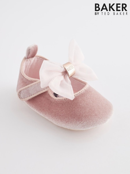 Baker by Ted Baker Baby Girls Shoes Padders With Bow (D69325) | AED120