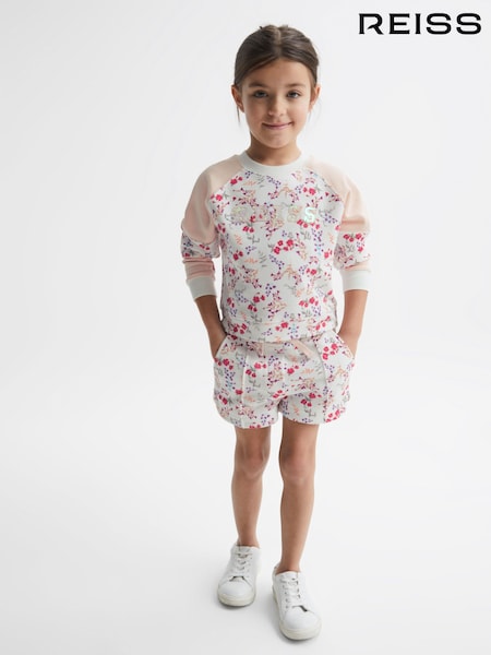 Reiss Harper Relaxed Floral Printed Shorts (D70179) | ‏230 د.إ.‏